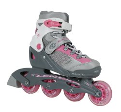 Lenexa Adjustable Inline Skate Pink/Grey